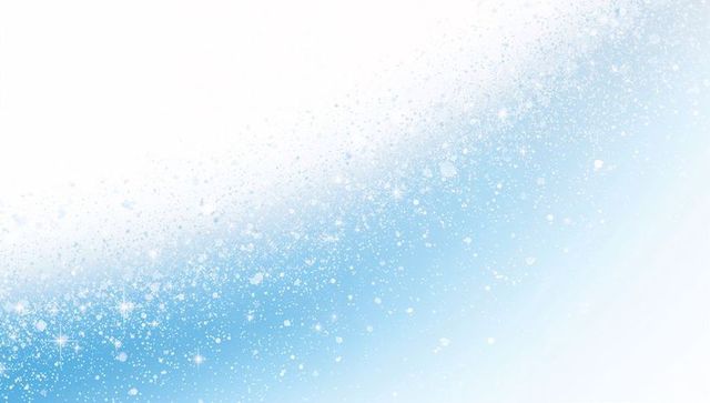 Shimmering diagonal blue gradient with sparkling bokeh and frosty glitter