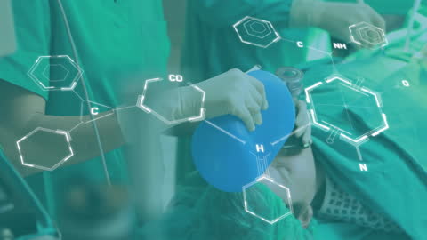 Surgery with Molecular Illustration in Operating Room