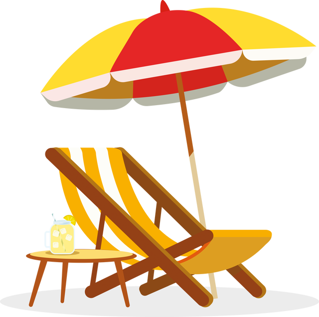 Sunbed and Umbrella on Transparent Background Vector - Download Free Stock Videos Pikwizard.com