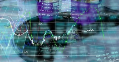 Digital stock market insights displaying rising trends in finance