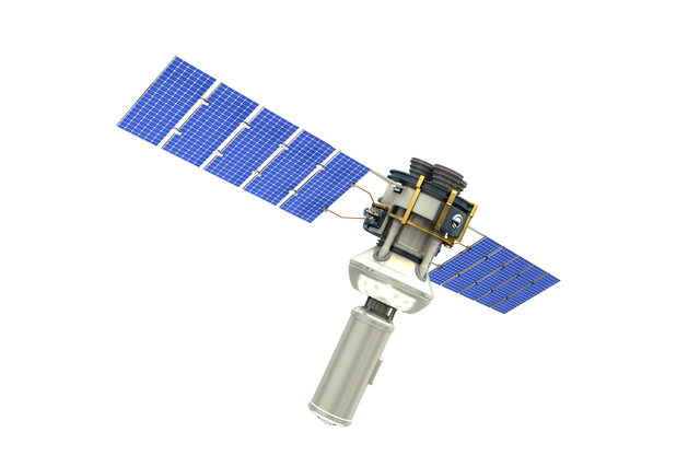 Transparent Vector Image of Modern 3D Solar Satellite with Panels - Download Free Stock Videos Pikwizard.com