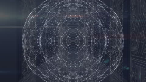 Digital Network Overlay on Server Room Infrastructure Visualization