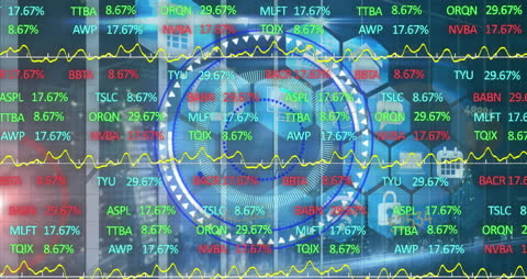 Digital Financial Data with Real-Time Analytics Overlay
