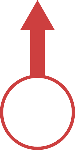 Red Arrow Icon with Circle on Transparent Background - Download Free Stock Videos Pikwizard.com