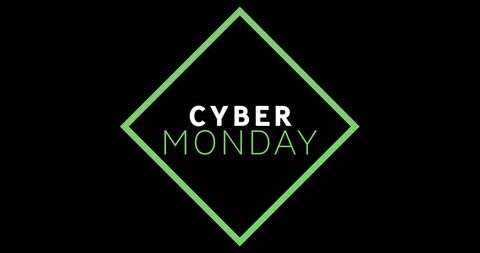 Dynamic Cyber Monday Discount Sale Graphic Design - Download Free Stock Images Pikwizard.com
