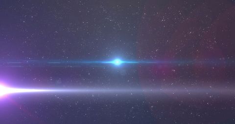 Ethereal Blue Light Traveling Through Cosmic Starfield - Download Free Stock Images Pikwizard.com
