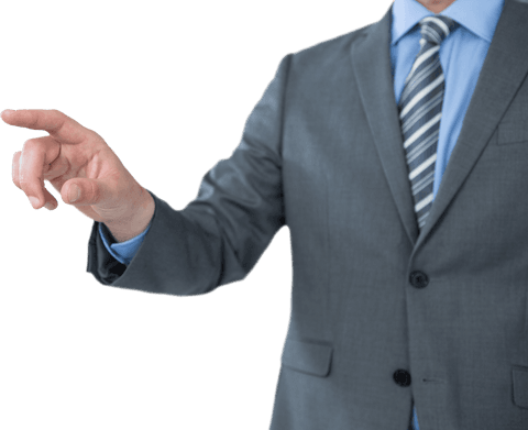 transparent businessman touching digital interface future concept - Download Free Stock Videos Pikwizard.com