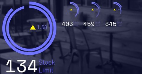 Digital Data Visualization in Cafe Environment - Download Free Stock Images Pikwizard.com