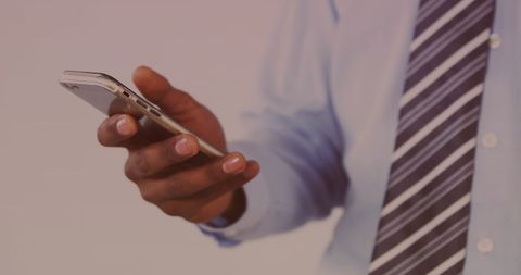 Business Professional Using Smartphone in Office - Download Free Stock Images Pikwizard.com