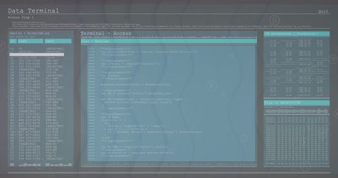 Digital Interface with Data Processing and Global Connectivity Theme - Download Free Stock Images Pikwizard.com