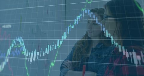 businesswomen analyzing financial graphs for growth opportunities - Download Free Stock Images Pikwizard.com