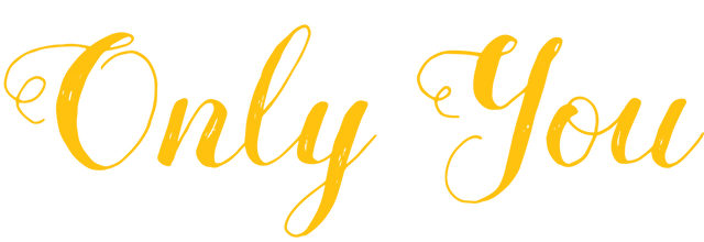 Handwritten Yellow 'Only You' Text on Transparent Background - Download Free Stock Videos Pikwizard.com