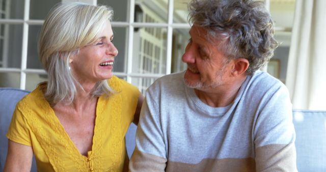 Retired Caucasian Couple Enjoying Quality Time at Home - Download Free Stock Images Pikwizard.com