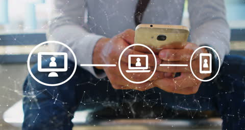 Connected Network Interface with Mobile Technology and Graphics