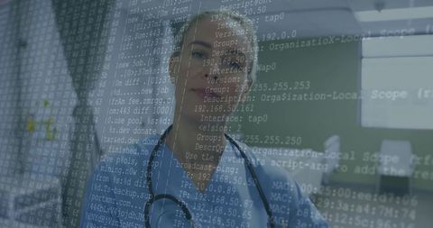 Healthcare Professional in Modern Digital Environment