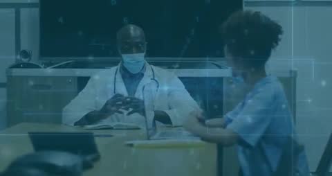 Medical Professionals Collaborating in Digital Environment