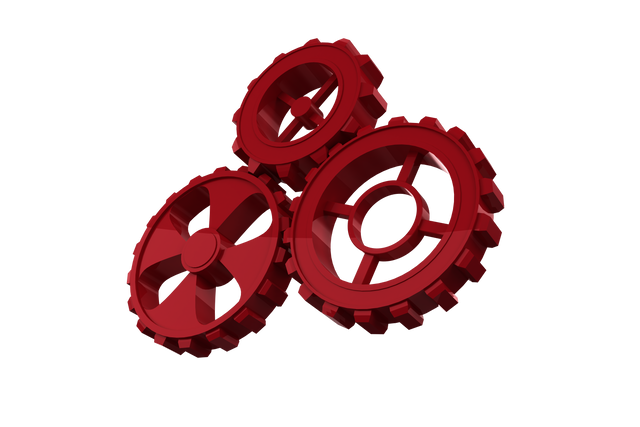 Red Cogs Illustration on Transparent Background for Mechanics Concept - Download Free Stock Videos Pikwizard.com