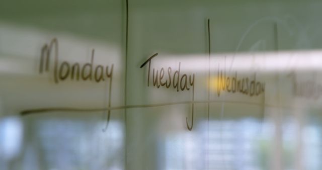 Weekly Planner Handwritten on Whiteboard Digital Calendar Concept - Download Free Stock Images Pikwizard.com