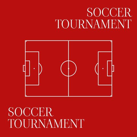Soccer Tournament Advertisement with Soccer Field - Download Free Stock Templates Pikwizard.com