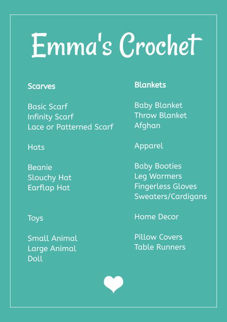 List of Crochet Items for Sale on Green Background - Download Free Stock Videos Pikwizard.com