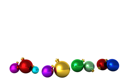 Transparent Colorful Christmas Ornaments on Transparent Background - Download Free Stock Videos Pikwizard.com