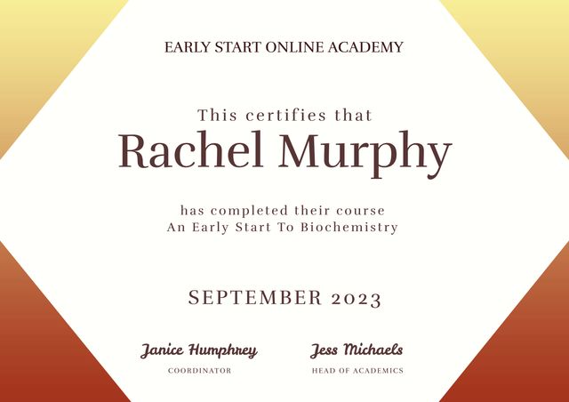 Academic Success Certificate Template for Online Academy Achievements - Download Free Stock Videos Pikwizard.com