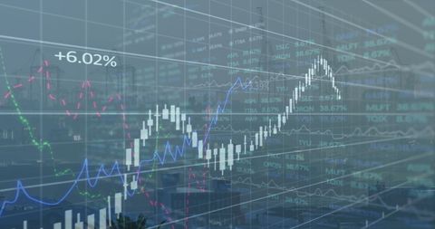 Financial Graphs Overlaying Cityscape Illustrate Global Economy - Download Free Stock Images Pikwizard.com