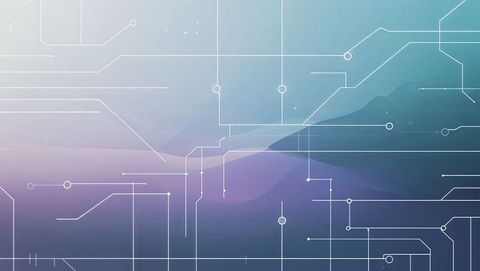 Abstract Digital Circuit Network with Futuristic Design - Download Free Stock Images Pikwizard.com