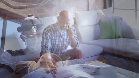 Medical Professionals Performing Surgery with Deep Thoughtful Overlay