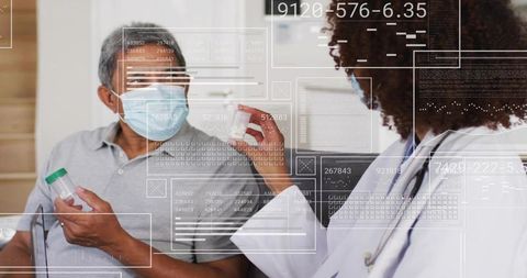 Doctor and Patient Discuss Testing Results in Clinic Setting