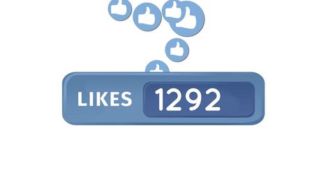 Social Media Engagement with Rising Likes Counter - Download Free Stock Images Pikwizard.com