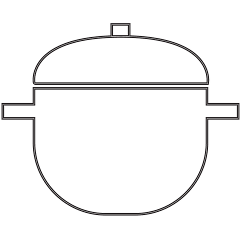 black pot shape illustration on transparent background for cooking designs - Download Free Stock Videos Pikwizard.com