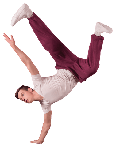 elegant handstand acrobatic pose clarity on transparent background - Download Free Stock Videos Pikwizard.com