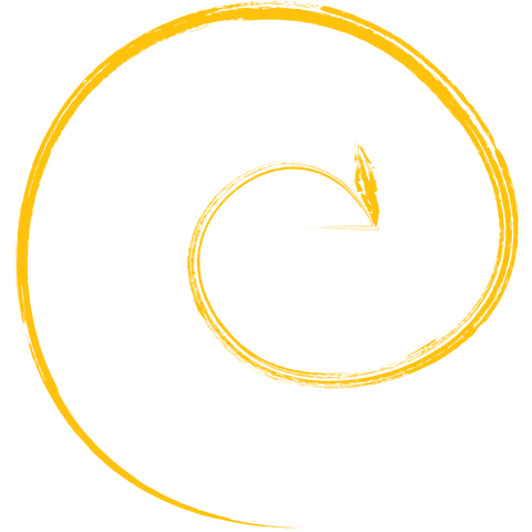 Yellow Spiral Painted Illustration on Transparent Background - Download Free Stock Videos Pikwizard.com