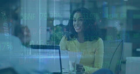 Business Team Analyzing Global Data for Strategic Planning