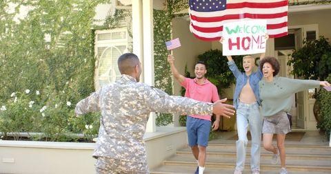Joyful Reunion With Soldier Family Welcome Home
