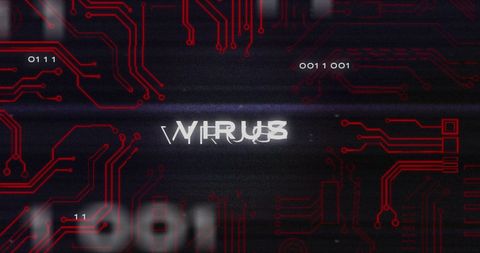 Digital Circuit Board with Virus Distortion Effects - Download Free Stock Images Pikwizard.com