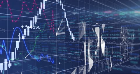 Dynamic Digital Data Visualization with Financial Graphs