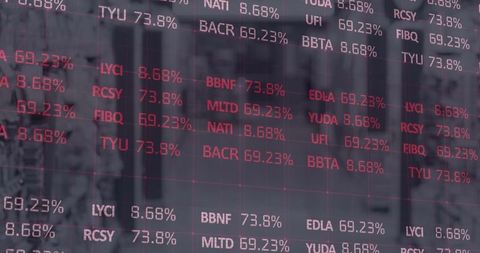 stock market data visualization on overlay screen - Download Free Stock Images Pikwizard.com