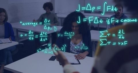 Diverse Students Learning Physics with Digital Interface - Download Free Stock Images Pikwizard.com
