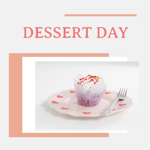 celebrate dessert day with sweet cupcake indulgence - Download Free Stock Templates Pikwizard.com