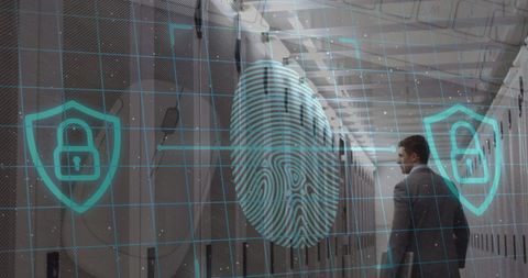Biometric security internet and data center engineering