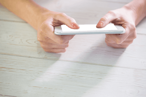 Caucasian Hands Holding Smartphone on Transparent Background with Copy Space - Download Free Stock Videos Pikwizard.com