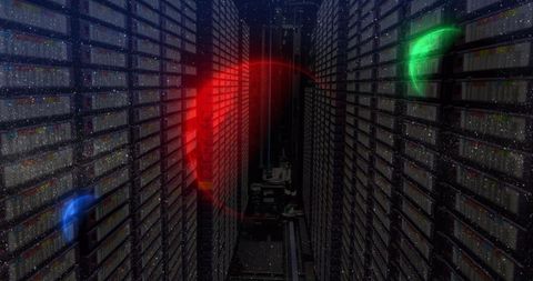 digital cosmos with planets and data processing theme - Download Free Stock Images Pikwizard.com
