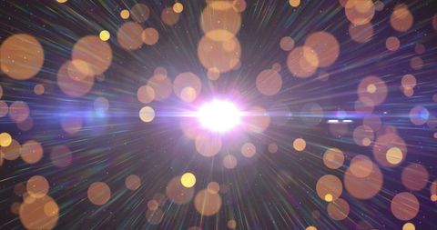 Colorful Glowing Light Spots on Dark Abstract Background - Download Free Stock Images Pikwizard.com