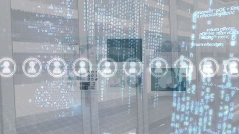 Global Data Processing in Futuristic Server Room