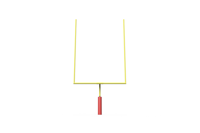 Transparent Illustration of American Football Goal Post - Download Free Stock Videos Pikwizard.com