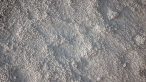 Close-up of white crystalline surface texture