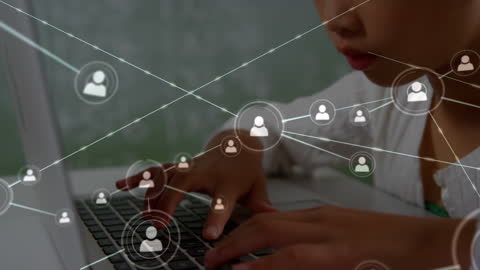 Child Exploring Digital Network with Online Learning