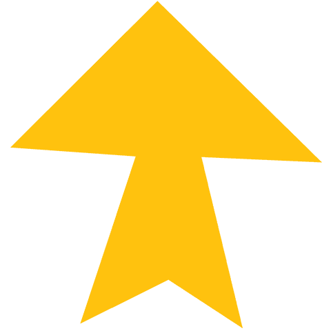 Yellow Arrow Icon on Transparent Background Vector Illustration - Download Free Stock Videos Pikwizard.com